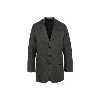 Yohji Yamamoto Pour Homme W-Raglan Linen Blazer