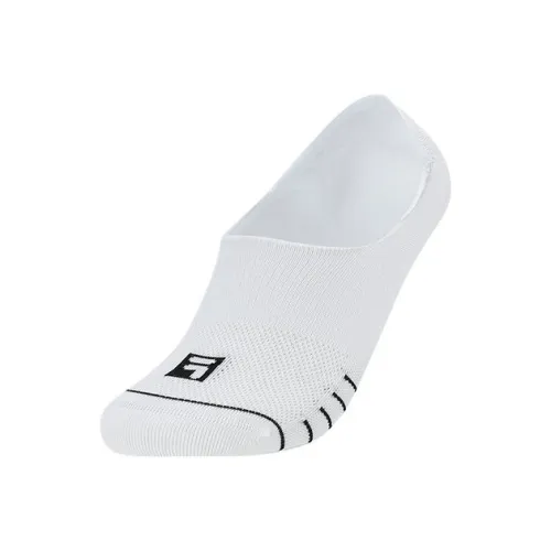 FILA AthleticsFitness SS25 No Show Socks Women's 1 Pack Standard White WT