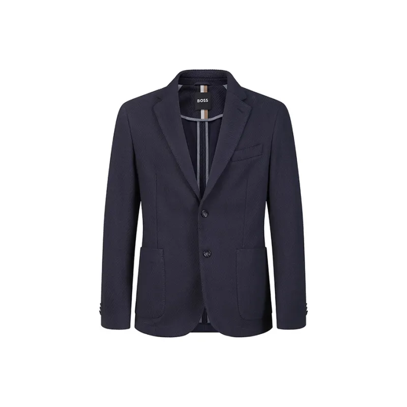 HUGO BOSS SS24 Business Suit Coat Men's Marine Blue-0