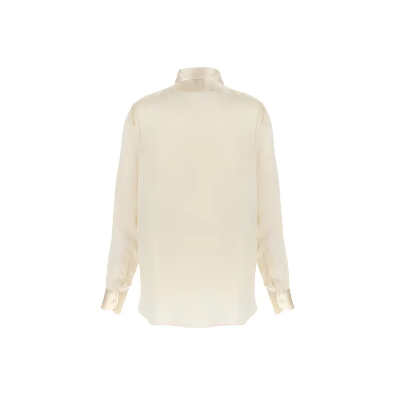 TOM FORD Pintuck Detailed Long Sleeved Shirt-1