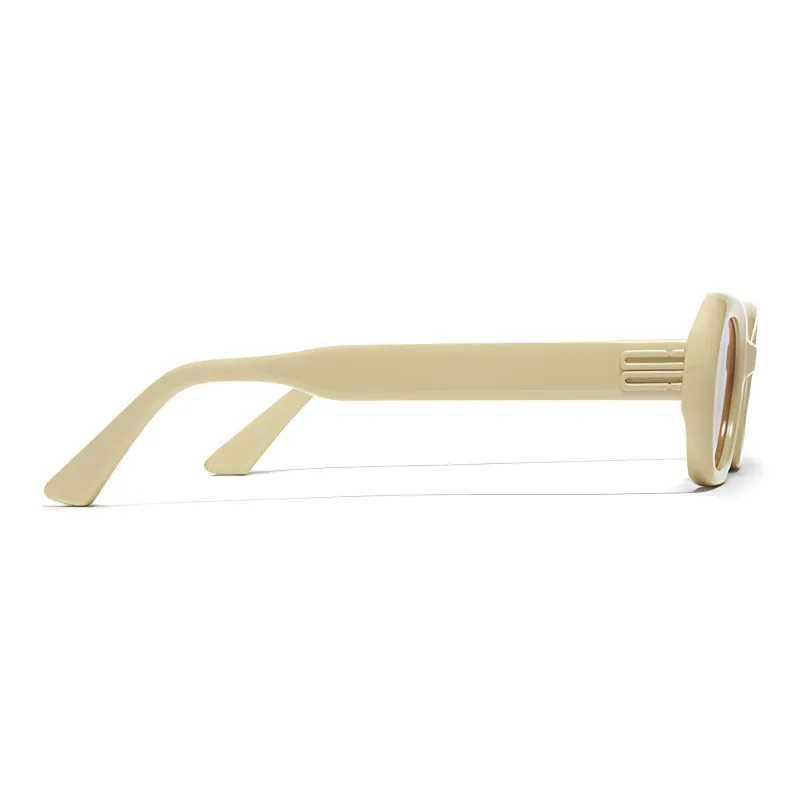 GENTLE MONSTER Rectangular Sunglasses Unisex Yellow-2