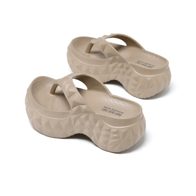 Mulinsen Flip Flops Women's Khaki-4