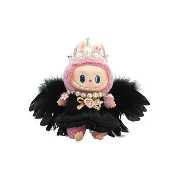 [Modified Doll] POP MART Labubu THE MONSTERS Heartbeat Macaron, Night Elf, Confirmed Style Hang Tag Box 17cm