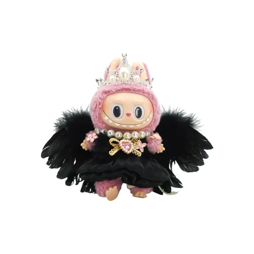 [Modified Doll] POP MART Labubu THE MONSTERS Heartbeat Macaron, Night Elf, Confirmed Style Hang Tag Box 17cm