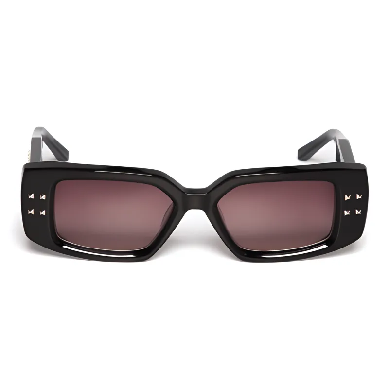 Valentino Garavani Eyewear Rockstud Rectangle frame Sunglasses-0