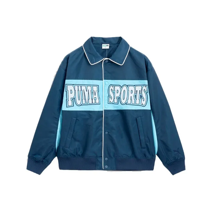 PUMA Jackets Men Persian Blue Silver Sky-0