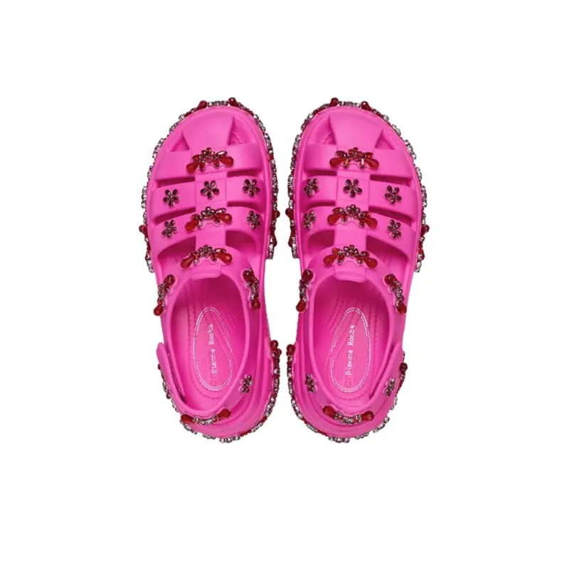 Crocs Stomp Fisherman Clog Simone Rocha Electric Pink-4
