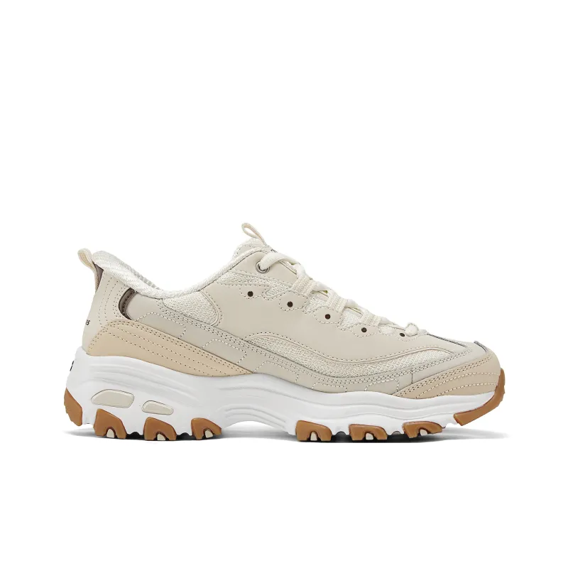 Skechers Anti Slip Wear Resistant Low Top Chunky Sneakers Women's Light Brown-1