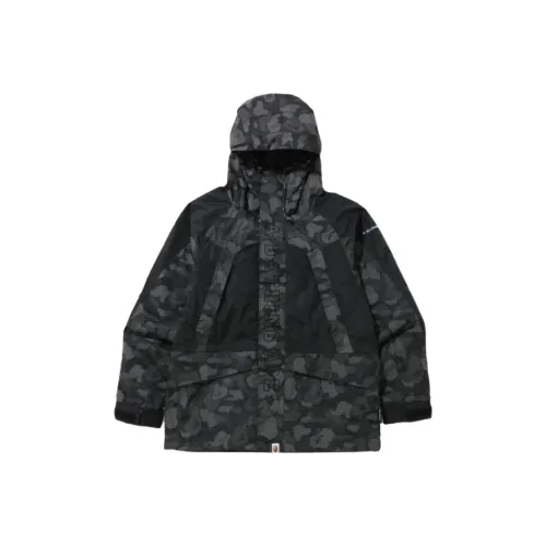 A BATHING APE Abc Dot Reflective Camo Snowboard Jacket