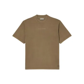 LACOSTE T Shirt Unisex Khaki Green