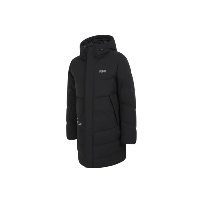 PEAK Hooded Down Jacket Men's Black-0