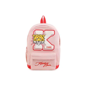 KENZO Kids Logo-patch Colour-block Backpack