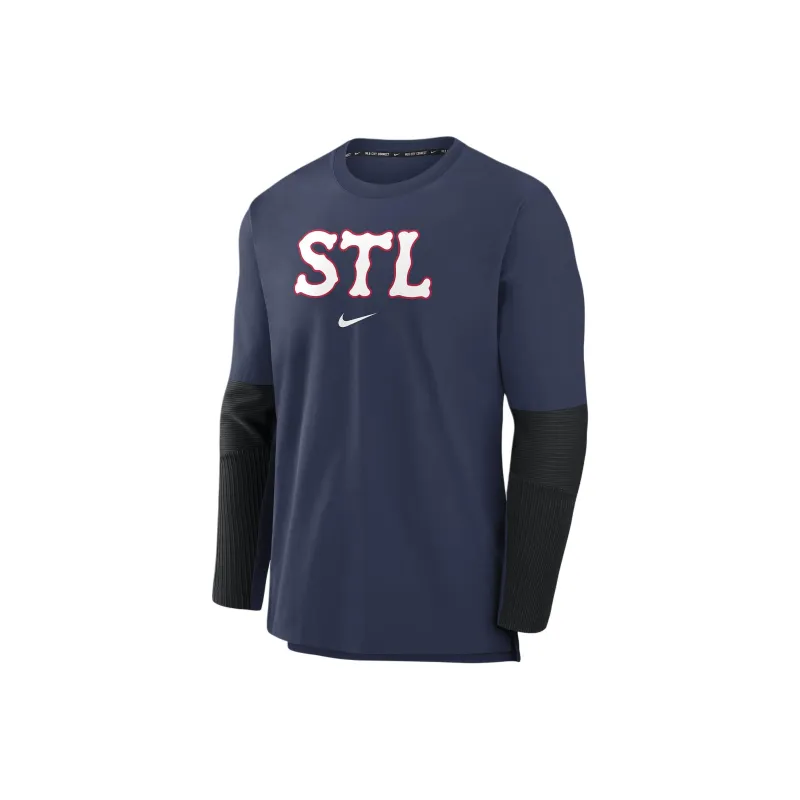 Nike St. Louis Cardinals Authentic Collection City Connect Player Men's Nike Dri-FIT Mlb Pullover Jacket-0