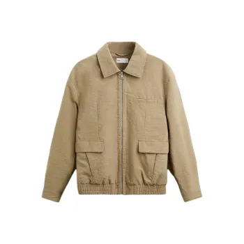 ZARA Jackets Men Tan