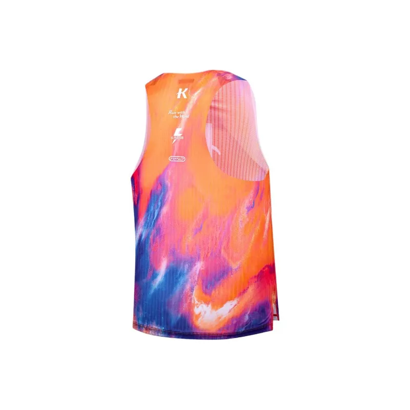 QIAODAN Strong Air Blowing Tank Top Men's Atomic Orange-1