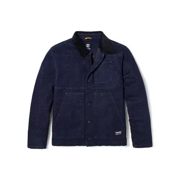 Timberland Puffer Jackets Men Aqua Denim Blue