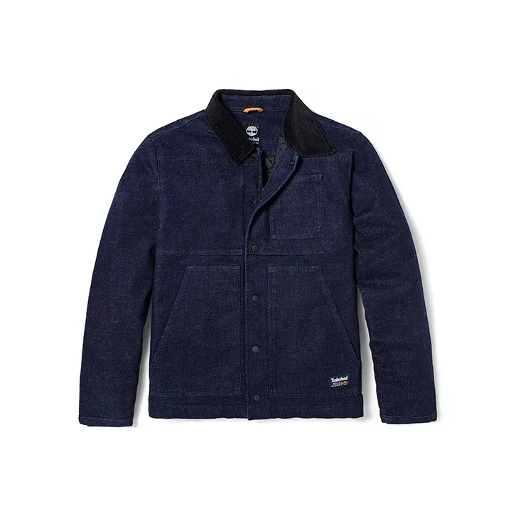Timberland Puffer Jackets Men Aqua Denim Blue-0