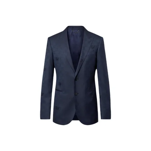 LOUIS VUITTON Single Breasted Wool Pont Neuf Jacket