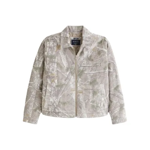 AF londons Coats Men's Gray Camouflage