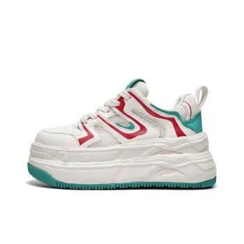 CHERYKALLY Quantum Leap Collection Abrasion Resistant Height Increasing Low Top Skateboard Shoes Women's Spruce Green