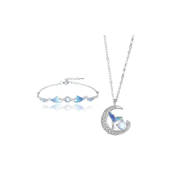 MAGICPOLE 925 Sterling Silver With Zircon Bracelets Women's Silver