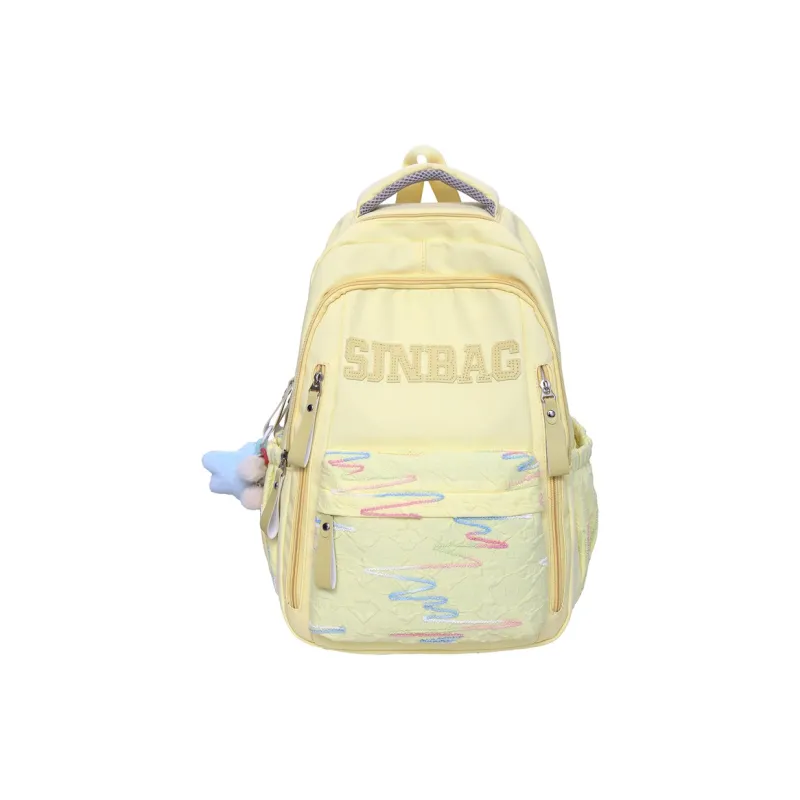 OUZIHUANG Nylon Backpack Unisex Multicolor-15