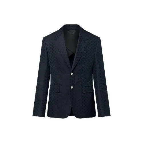 LOUIS VUITTON Single Breasted Silk And Cotton Pont Neuf Green nero