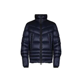 Moncler Grenoble Down Jackets Men Navy Blue
