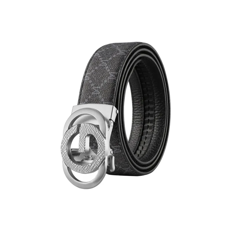 15 MINS Cow Split Leather Belts Men's Width 3.5cm-13