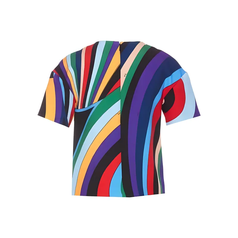 EMILIO PUCCI Iride Printed Crewneck Top-1