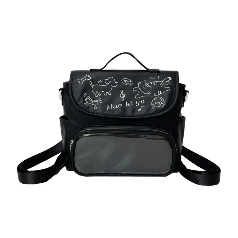 Single Warehouse PU Backpack Ita Bags Regular Unisex-13