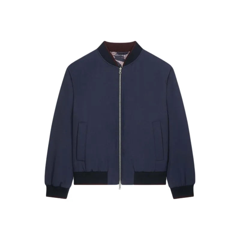 DRIES VAN NOTEN Zip Up Reversible Bomber Jacket-0