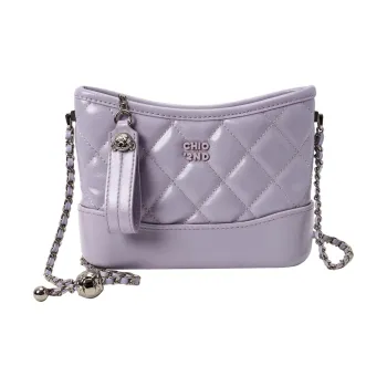 PAYOT Microfiber Synthetic Leather Hobo Bag, Crossbody Bag, Shoulder Bag Women's Purple