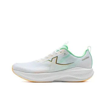 XTEP Abrasion Resistant Slip Resistant Low Top Training Running Shoes Men's White Green