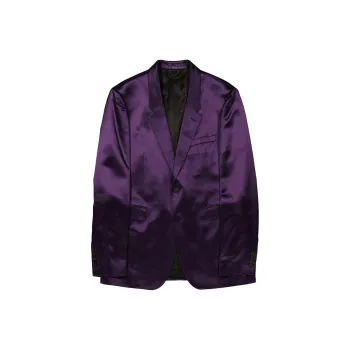 Burberry Business Suit Men's Purple