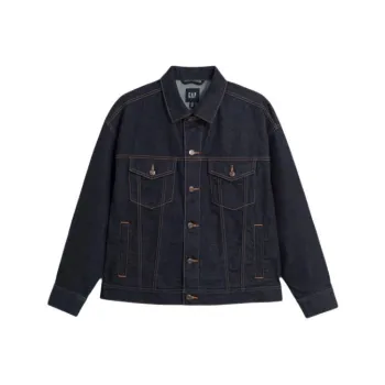 GAP Denim Jacket Men's Dark Blue