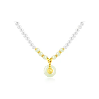 Lao Feng Xiang Pearl Necklaces Women's