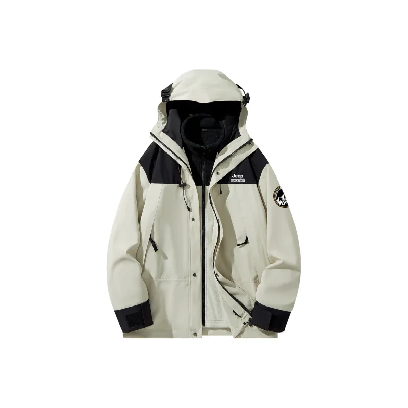 Jeep Waterproof And Windproof Jacket Trench Coat Asia Unisex-16