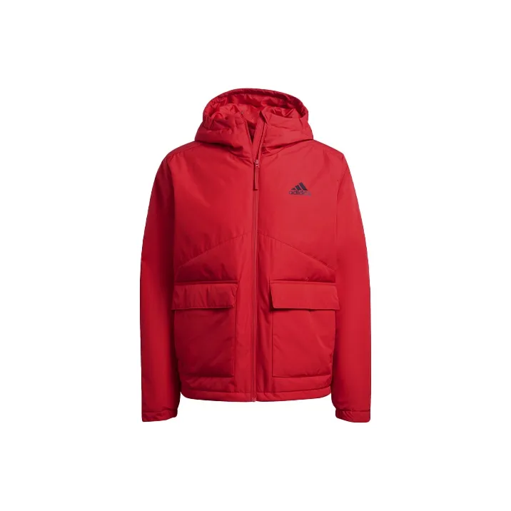 Adidas Puffer Jackets Men Red-0