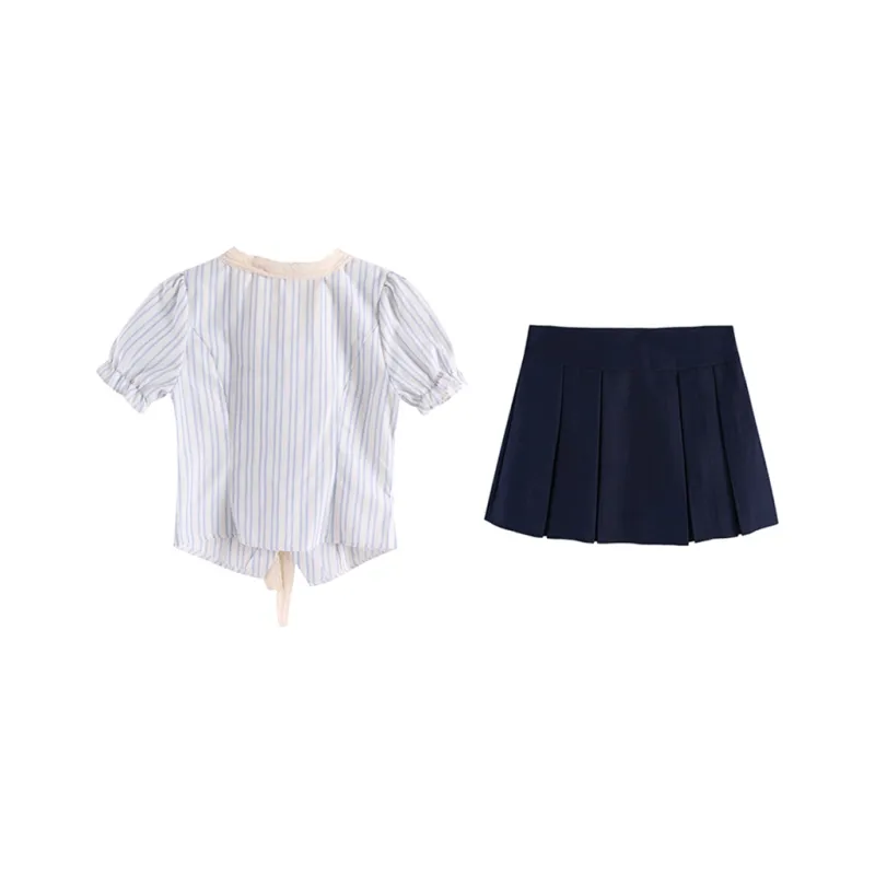 SNZX Two Piece Skirt Sets Women's-1