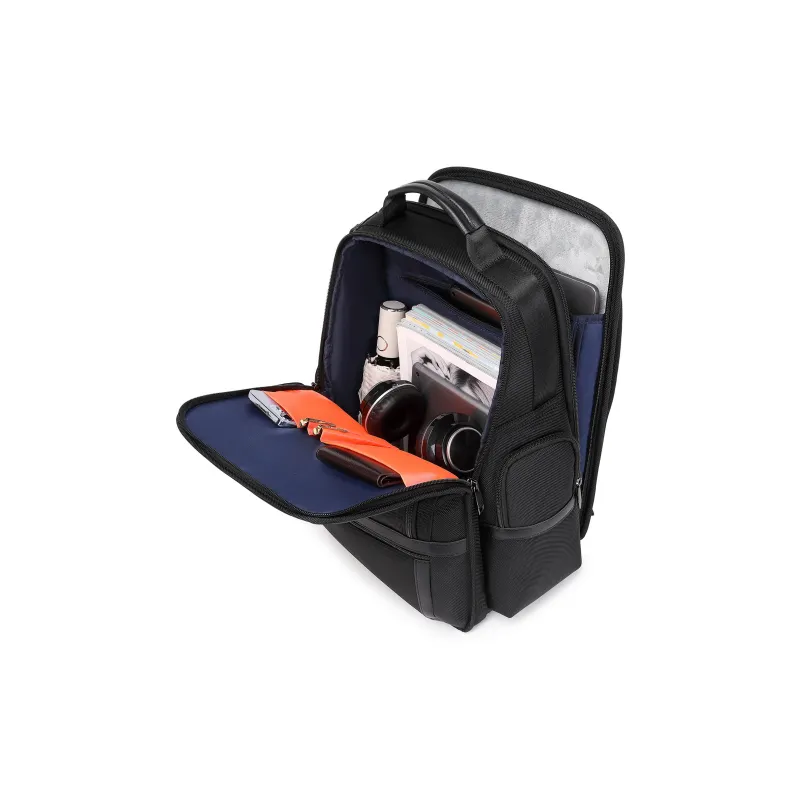 Jeep Microfiber Backpack Laptop Bag Regular Men's Black-4