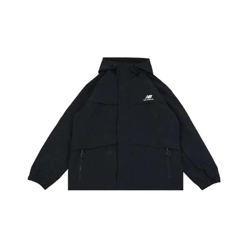 New Balance Jackets Men Black-0