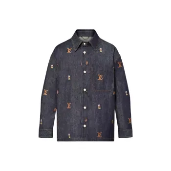LOUIS VUITTON Embroidered Denim Overshirt Henry Taylor