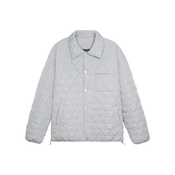 KILLWINNER Letter Stand Collar Loose Fit Thickened Puffer Jacket Unisex