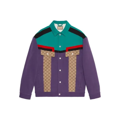 GUCCI Jackets Coats Men's Purple