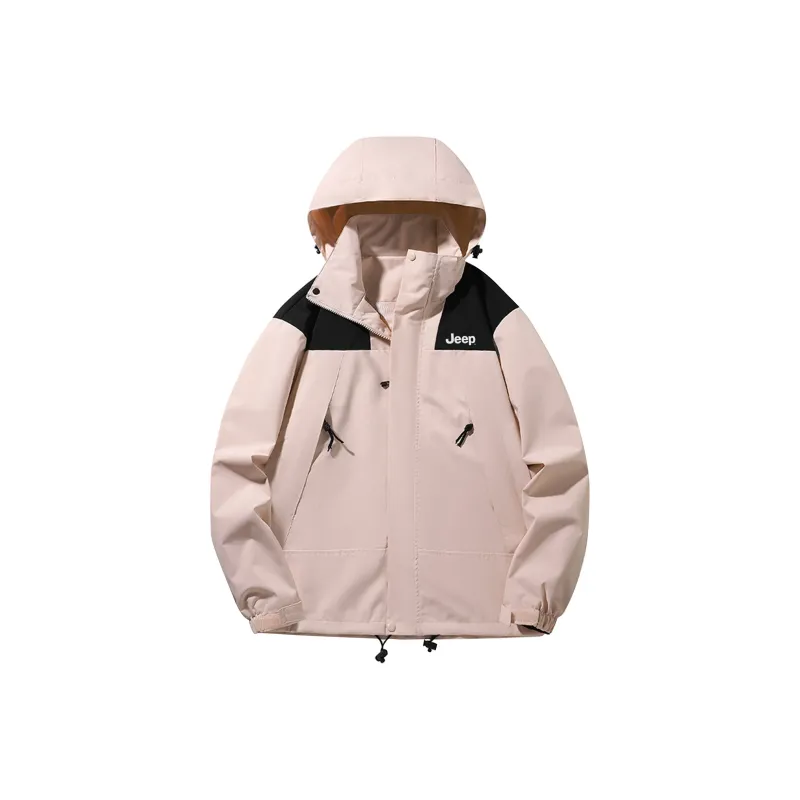 Jeep Water Resistant Windproof Breathable Warm Windbreaker Jackets Unisex-2