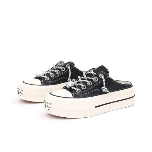 VAEL Slip Resistant, Breathable, Lightweight, Height Increasing Low Top Canvas Shoes Women's