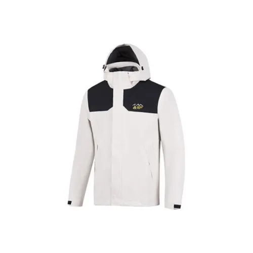 OZARK GEAR 배아 화이트 남성 바람막이 재킷