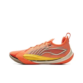 LiNing Sonic 13 Abrasion Resistant Slip Resistant Low Top Basketball Shoes Men's Orange