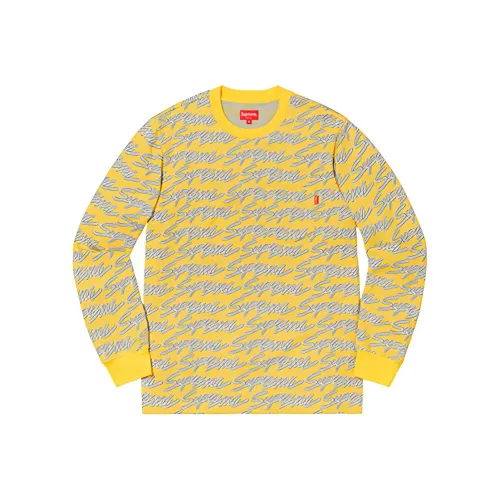 Supreme Signature Script Logo L/S Pocket Tee